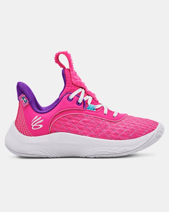 Pre-School Curry 9 Basketball Shoes, Pink, pdpMainDesktop image number 0